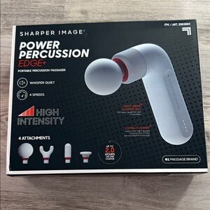 Sharper Image Power Percussion Edge+ in White and Red